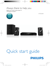 Philips HTD3250/12 Quick start guide