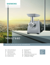 Siemens MW67440 User manual