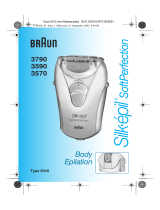 Braun 3790,  3590,  3570 Silk-épil SoftPerfection Body Epilation User manual