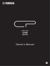 Yamaha CP73 Owner's manual
