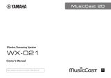 Yamaha WX-021-WH User manual