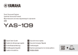 Yamaha YAS-109 Barre de son noire User manual