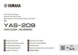 Yamaha YAS-209 Black User manual