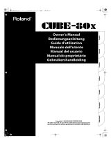 Roland CUBE-80X Owner's manual