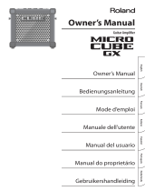 Roland Micro Cube GX BK Owner's manual