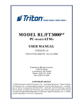 Triton Systems FT5000XP Series Owner's manual