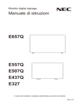 NEC MultiSync E557Q Owner's manual