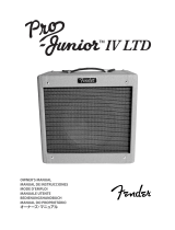 Fender Pro Junior IV LTD PR 257 Owner's manual