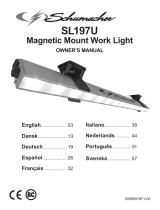 Schumacher SL197U 15-LED Rechargeable Magnetic Work Light Owner's manual