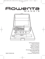 Rowenta MANEIS Owner's manual