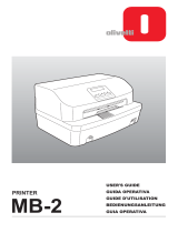 Olivetti MB-2 Owner's manual