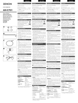 Denon AH-C751 User manual