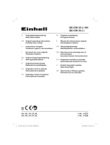 EINHELL GE-CM 33 Li Owner's manual