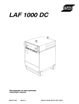 ESAB LAF 1000 / LAF 1000M DC User manual