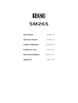 Rane SM26S User guide