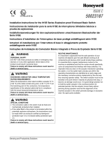 Honeywell 5002318791SE Series Explosion-proof Enclosed Basic Switch Installation guide