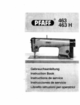 Pfaff 463H Owner's manual