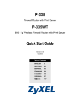 ZyXEL P-335WT Quick start guide