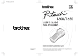 Brother P-Touch 1650 User manual