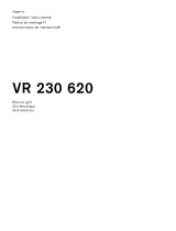 Gaggenau VR 230 Installation guide