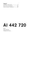 Gaggenau AI 442 Installation guide