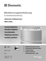 Dometic RGE 4000 Operating instructions