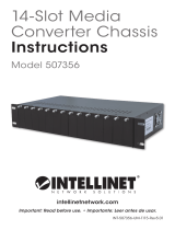 Intellinet 14-Slot Media Converter Chassis User manual