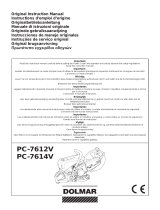 Dolmar PC-7612 V Owner's manual