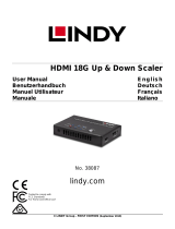 Lindy HDMI 18G Up & Down Scaler User manual
