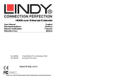 Lindy HDMI & IR over 100Base-T IP Extender User manual