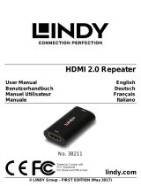 Lindy 40m HDMI 2.0 18G Repeater User manual