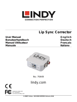 Lindy Lip Sync Corrector User manual