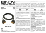 Lindy 70m Cat.6 DVI-D Single Link Extender User manual