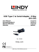 Lindy USB Type C to Serial Converter User manual