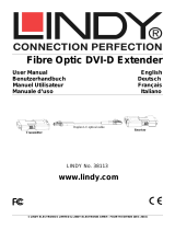 Lindy 38113 Kit extendeur DVI-D optique 1500 m User manual