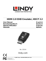 Lindy HDMI 2.0 EDID Emulator, HDCP 2.2 User manual