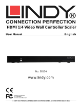 Lindy 4 Port HDMI Video Wall Scaler User manual