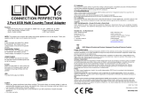 Lindy 2 Port USB Mains Plug Travel Adapter, 1A / 10.5W, Black User manual