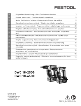 Festool DWC 18-4500 Li 5,2-Plus User manual