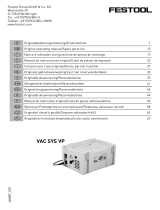Festool VAC SYS VP Operating instructions