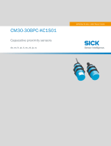 SICK CM30-30BPC-KC1S01 Capacative proximity sensors Operating instructions