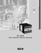 SICK RE4000 Non Contact Safety System Operating instructions