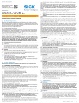 SICK EDS35-2.../EDM35-2... Motor feedback system rotary HIPERFACE DSL® Operating instructions