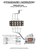 Standard Horizon SIMRAD NSE to Matrix GX2150 (6-11-2012) Owner's manual