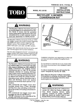 Toro Recycler II Update Kit Installation guide