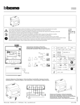 Bticino F41DM63N Operating instructions