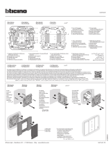 Bticino K4574CW Operating instructions