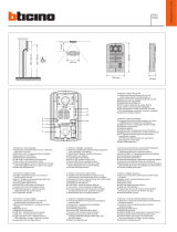 Bticino 343021 Operating instructions