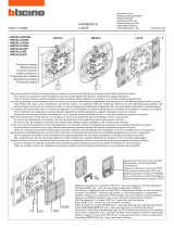 Bticino HB4619 Operating instructions