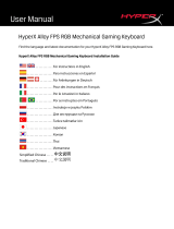 HyperX Alloy FPS RGB User manual
